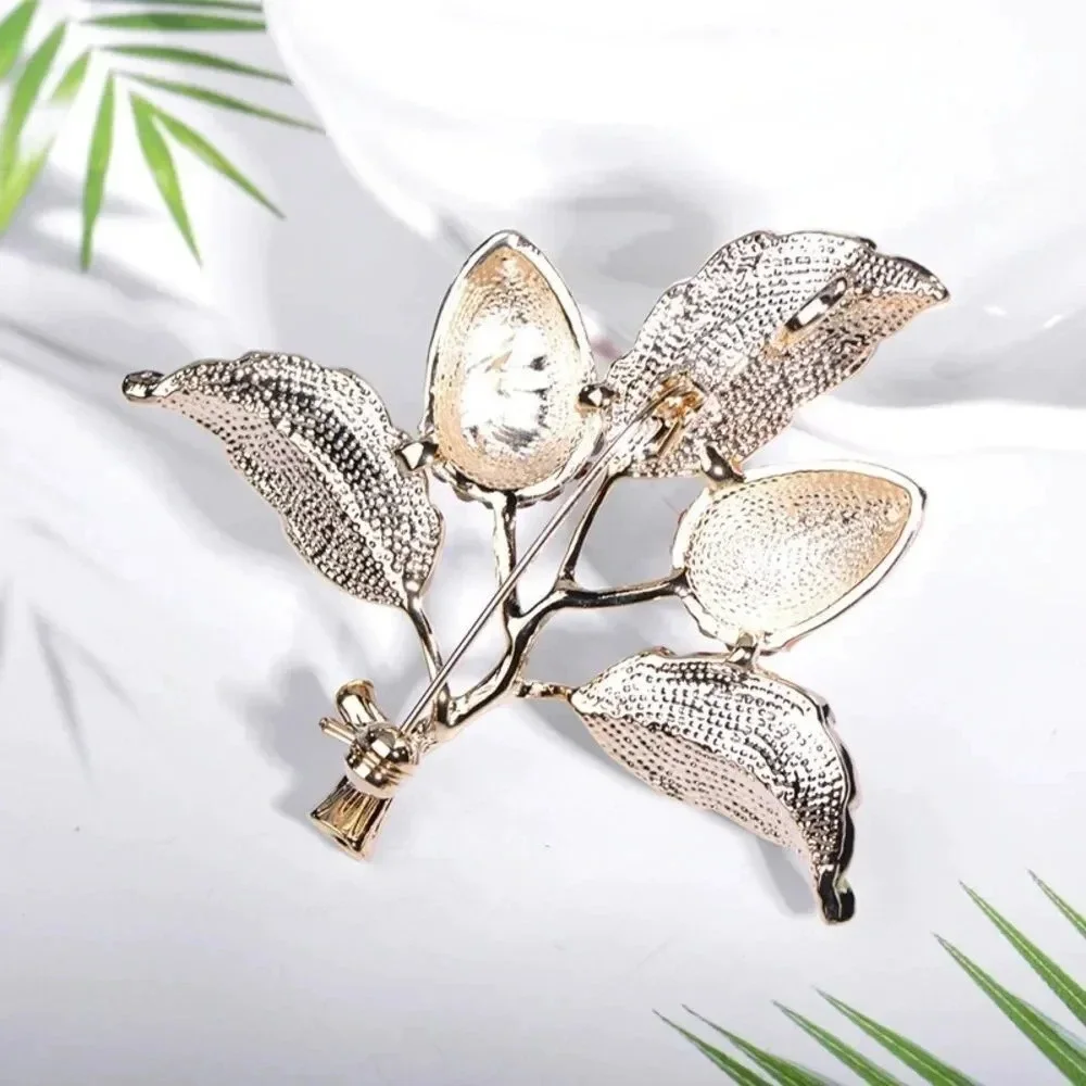 Pine Nuts Brooch